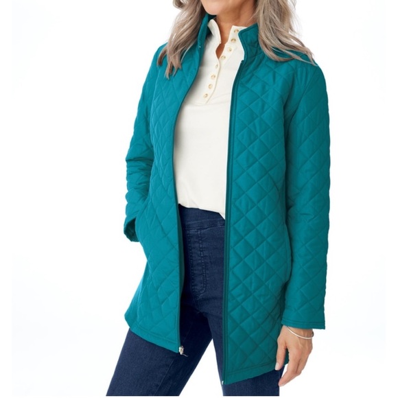 New Blair Diamond-Quilted Insulated Jacket Size Smalll in Winterbery - Picture 12 of 13